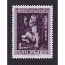 ARGENTINA 1956 GJ 1072a ESTAMPILLA NUEVA MINT CON VARIEDAD CATALOGADA U$ 20